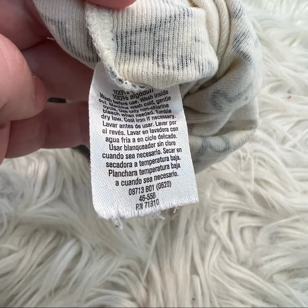 Gerber Bear Short Sleeve Onesie Beige Gray